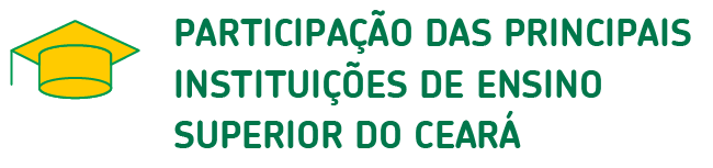 PARTICIPAÇÃO DAS PRINCIPAIS  INSTITUIÇÕES DE ENSINO SUPERIOR DO CEARÁ